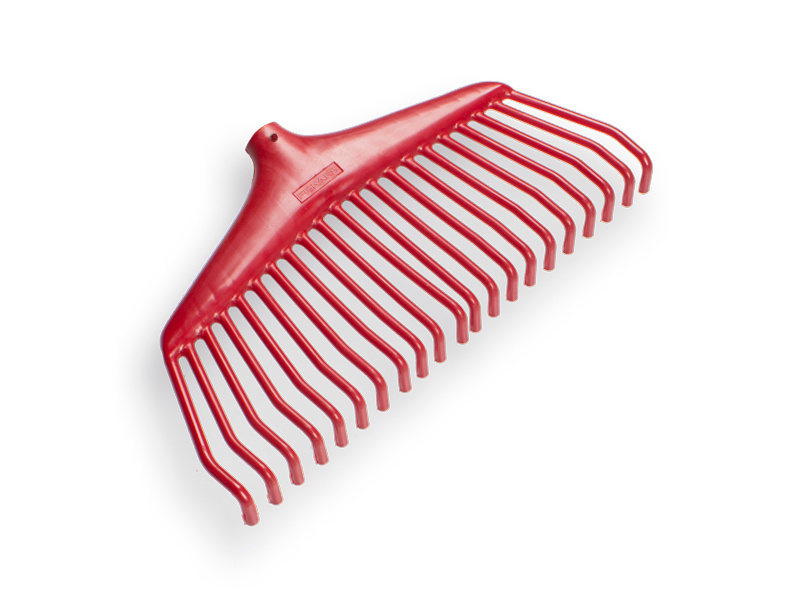 Bladhark zonder steel rood kunststof 41 cm breed Fiskars 1315530