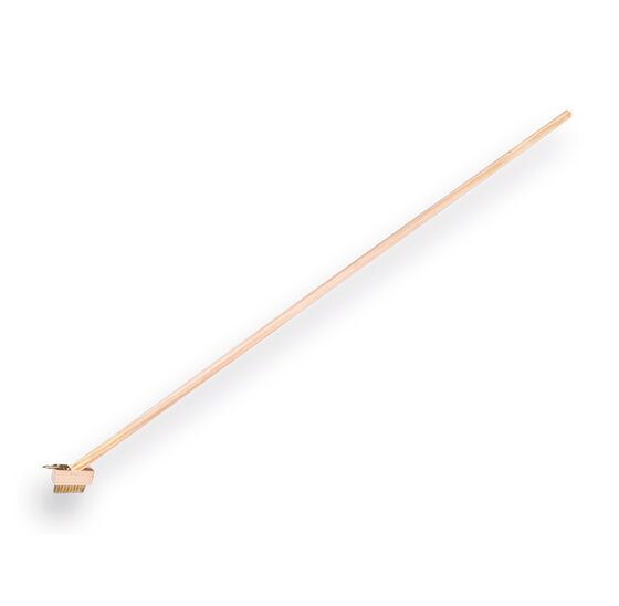 Onkruidborstel met lange steel en houder - borstelkop