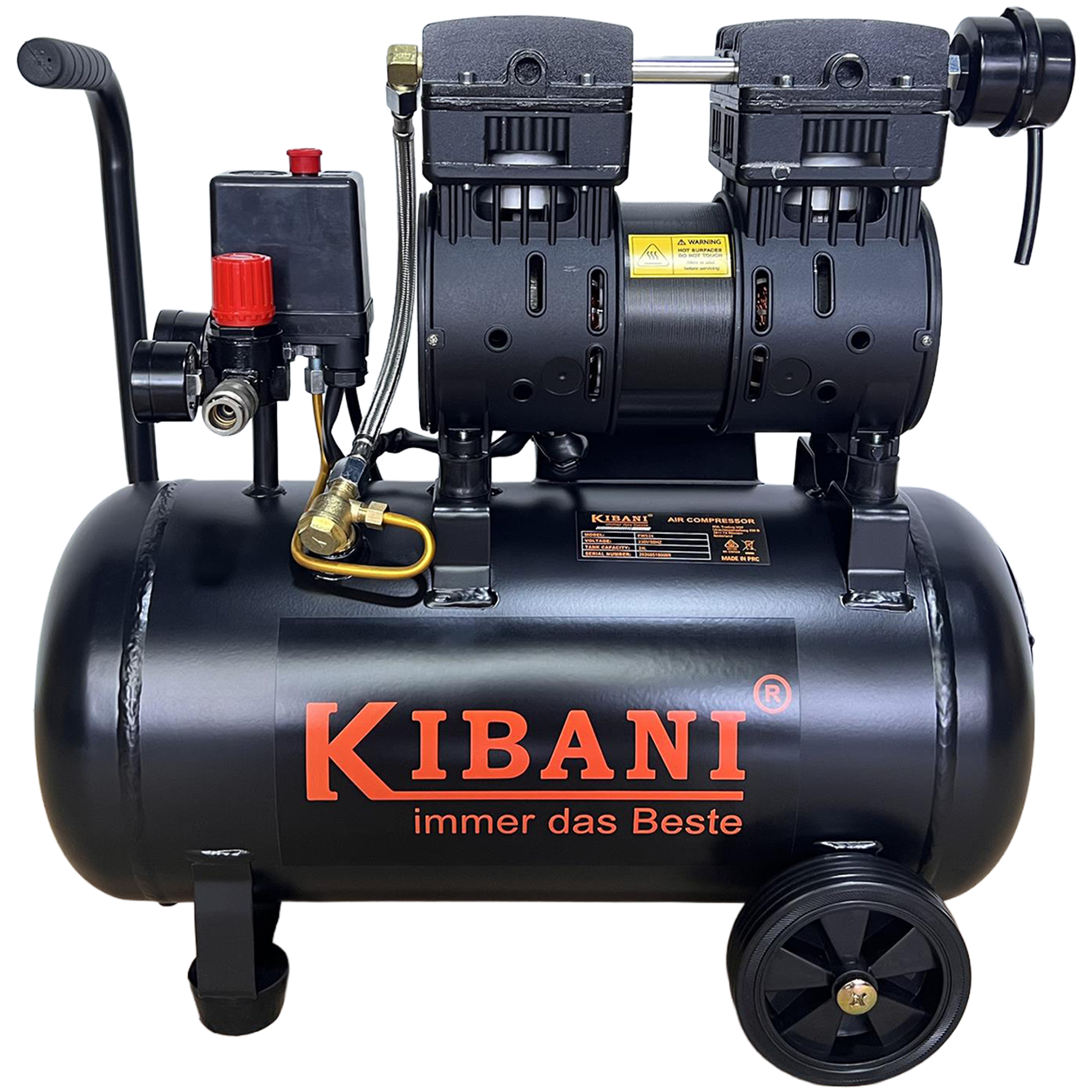 Kibani Silent Compressor Ecoline 24 liter