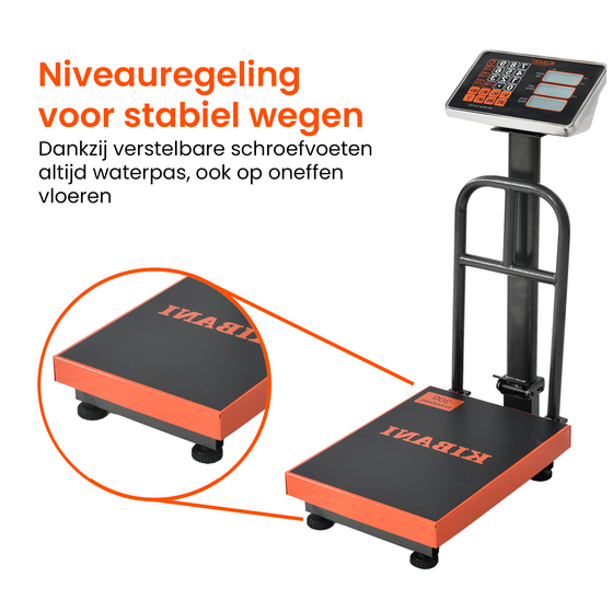 Kibani Platformweegschaal 300 kg