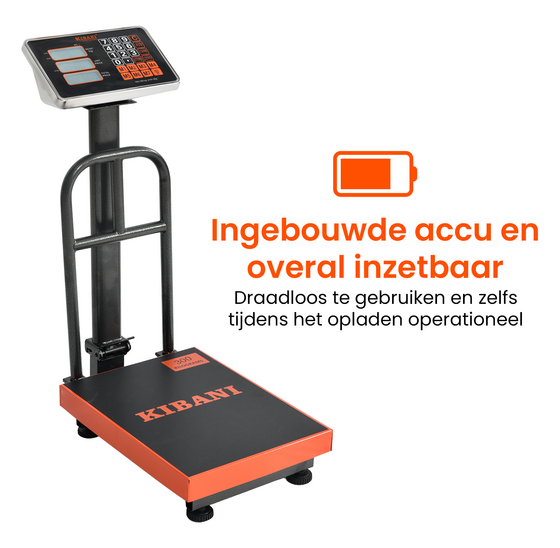 Kibani Platformweegschaal 300 kg