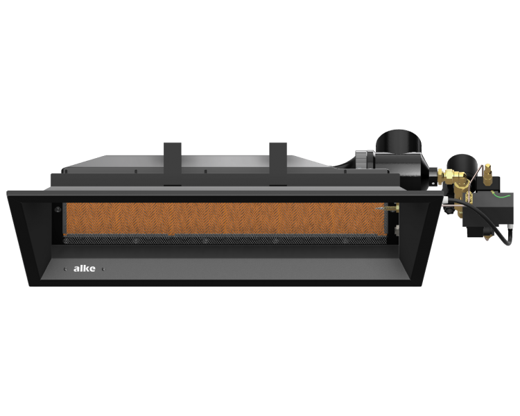 Gas-infrarood terrasverwarmer Alke AL-10 EHL aardgas G20 6x5m bereik