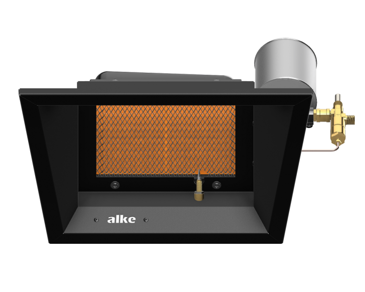 Gas-infrarood terrasverwarmer Alke AL-4 HB aardgas G25.3 handmatig