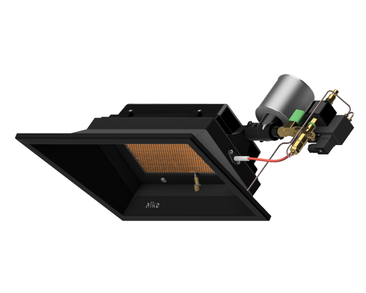 Alke AL-6 EHL G31 gas infrarood terrasverwarmer propaan elektrisch