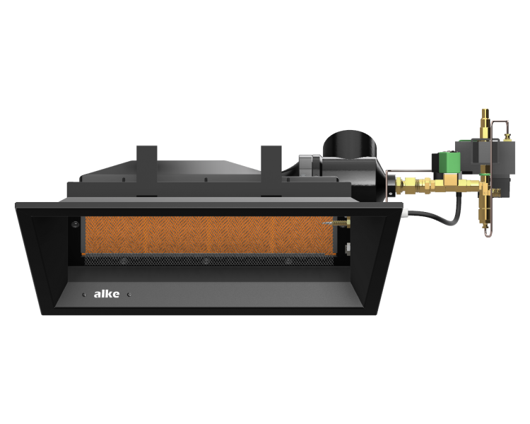 Gas-infrarood terrasverwarmer Alke AL-8 aardgas G25.3 elektrisch