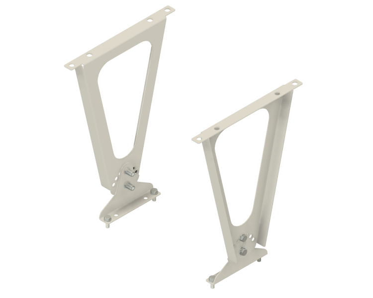 Wand/plafond montageset wit voor Alke AlkElec infraroodverwarming
