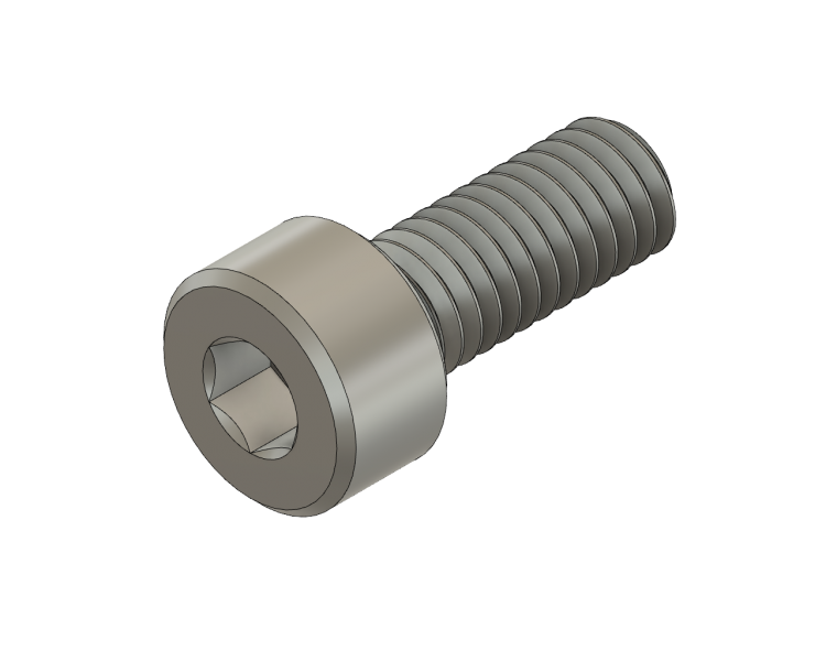 Binnenzeskantbout DIN912 M4 x 10 mm RVS A2