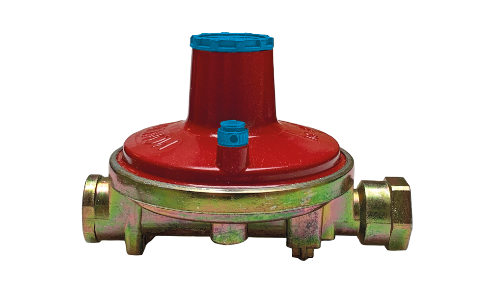Gasdrukregelaar 30-50 mbar, 7 kg/h, 1/2x1/2" aansluitingen