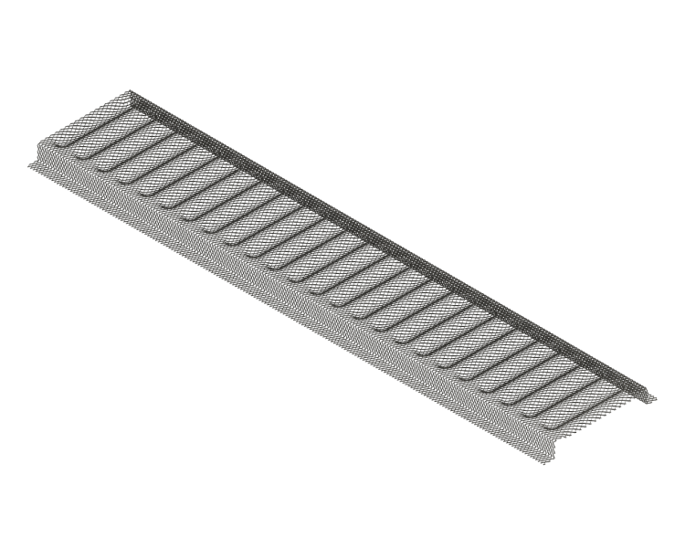 Brandergaas 200 x 730 mm voor AL-12/PL-12 infrarood gasheater