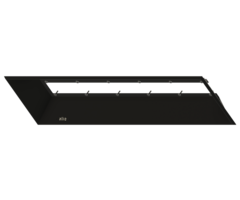 Gasonderdelen - Reflector Zwart AL-7R HB