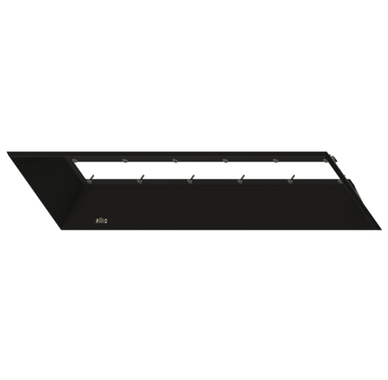 Gasonderdelen - Reflector Zwart AL-7R HB