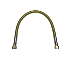 Gasonderdelen - RVS Superieure gasslang 75 cm M24