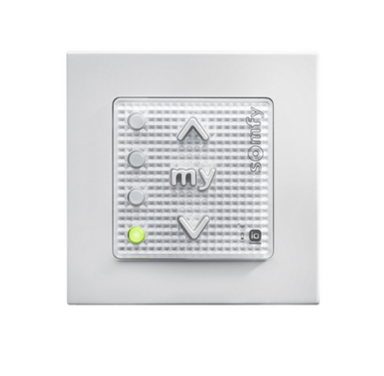 Thermostaten en bediening - Somfy Smoove Origin 4 io, Pure incl. Frame