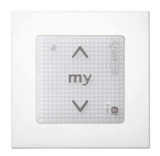 Thermostaten en bediening - Somfy Smoove Origin1 io, incl.frame