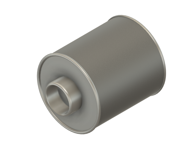 Stoffilter RVS laag 35 mm aansluiting 35/80/90 mm