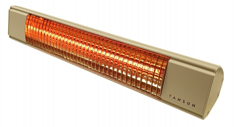 Infrarood terrasverwarmer 2000W wit - Tansun Bahama Elite