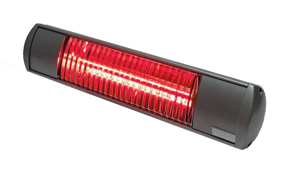 Infrarood terrasverwarmer 1500W ultra low glare IP24 titanium