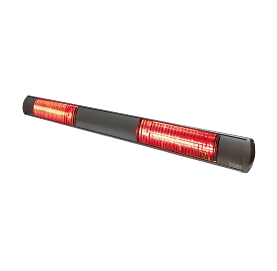 Terrasverwarming - Tansun Bahama IPD ultra low glare 3,0 kW titanium