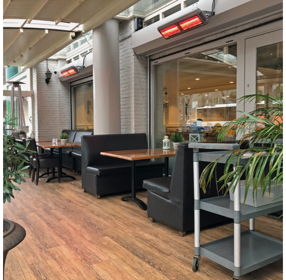 Terrasverwarming - Tansun Monaco IPD ultra low glare 3,0 kW titanium