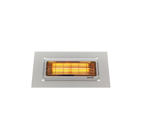 Terrasverwarming - Tansun Monaco XL inbouw carbon 2,0 kW wit