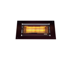 Terrasverwarming - Tansun Monaco XL inbouw carbon 2,0 kW zwart