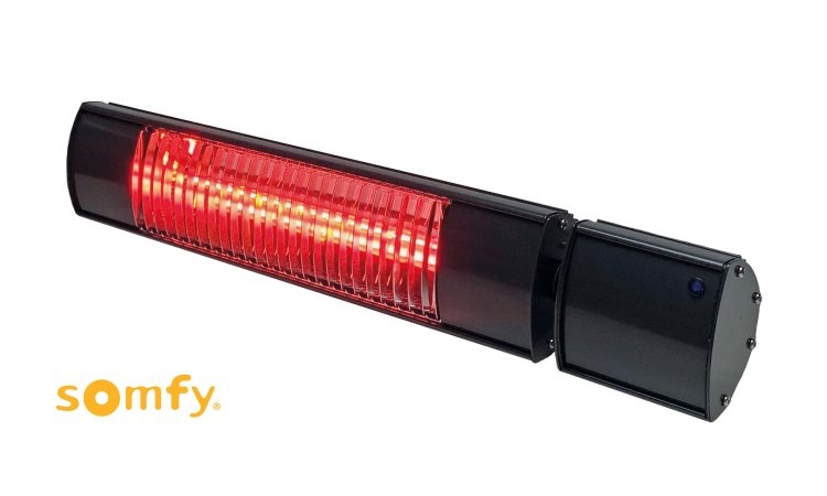 Infrarood terrasverwarmer 1500W antraciet Tansun Rio Grande RF