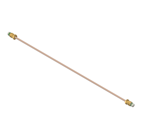 Gasonderdelen - Thermokoppel M8 x M8 L=300 mm, verlengstuk