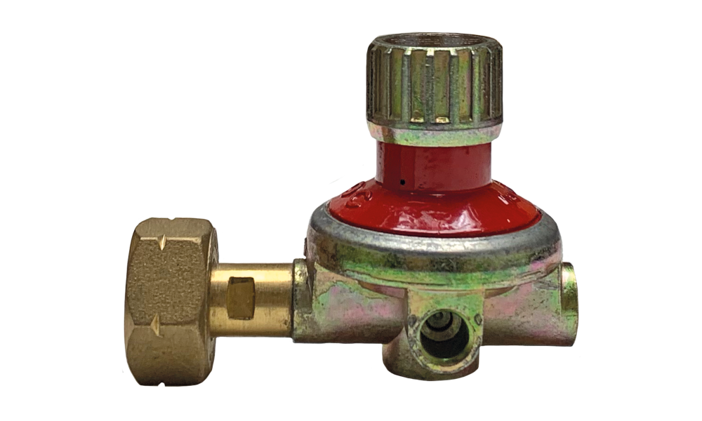 Drukregelaar variabel 0,5-1,5 bar 6kg shell x 1/4" bi voor gas