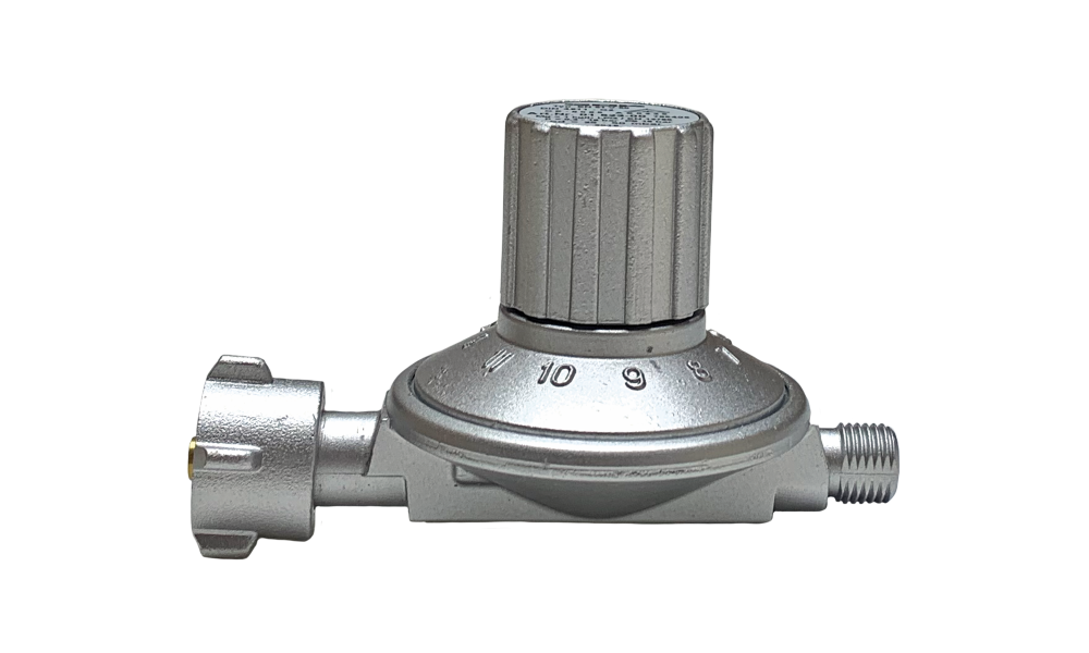 Drukregelaar 25-50 mbar variabel, 1kg, shell x 1/4"L aansluiting