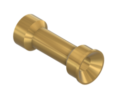 Gasonderdelen - Venturi messing 25x62 diam. 18 mm