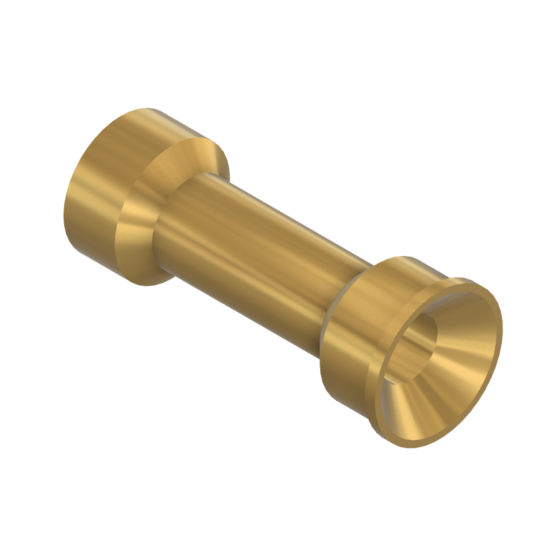 Gasonderdelen - Venturi messing 25x62 diam. 20 mm