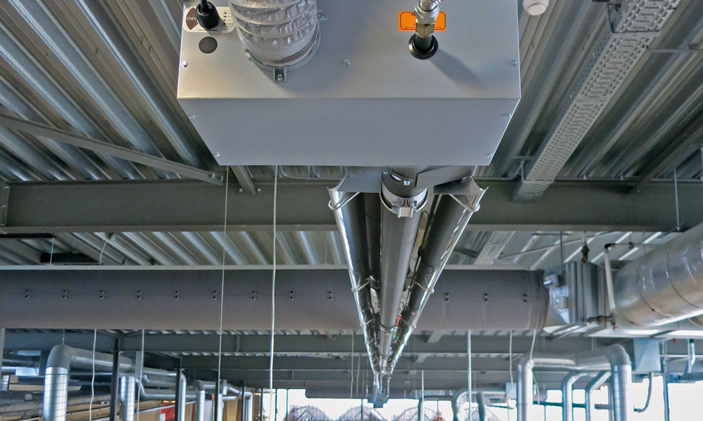 Gas-infrarood donkerstraler Alke AK-HL 20-75 aardgas NL G25.3 25-50mbar