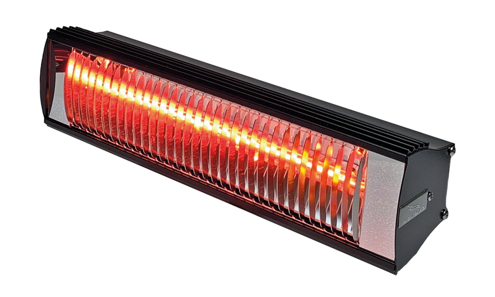 Infrarood terrasverwarmer 1,0 kW zwart - Tansun Algarve Low Glare