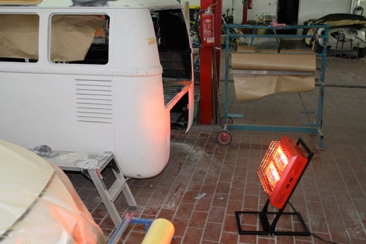 Elektrische infraroodstraler Tansun Beaver Low Glare 230V binnen/buiten