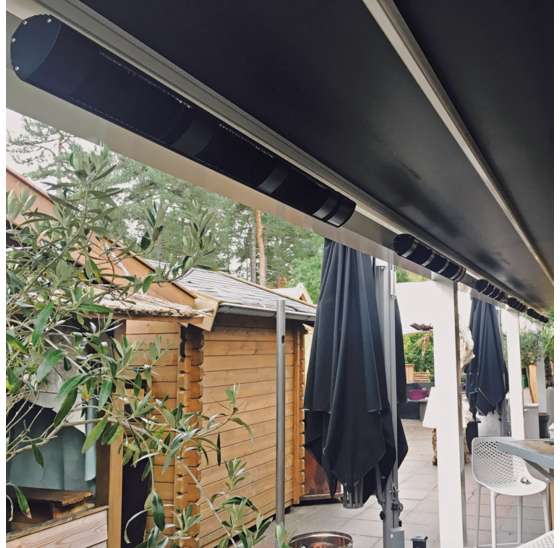 Terrasverwarming - Tansun Eclipse 2,25 kW zwart