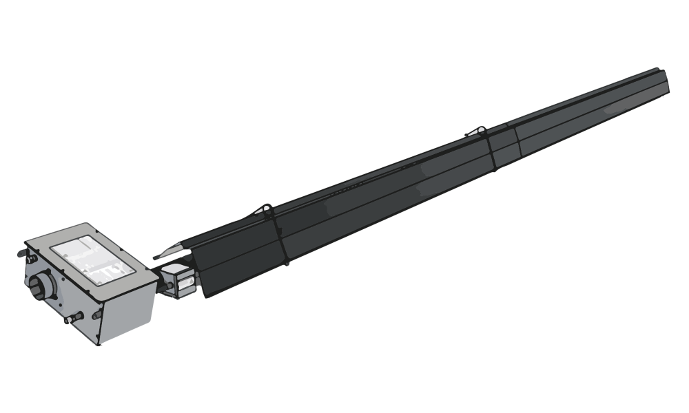 Gas-infrarood donkerstraler Alke AK-HL 40-75 aardgas G25.3 25-50mbar
