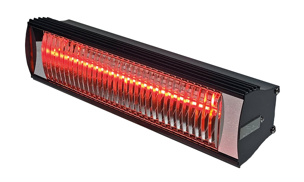 Infrarood terrasverwarmer 1,0 kW antraciet - Tansun Algarve Low Glare
