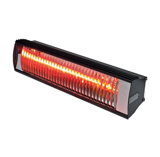 Terrasverwarming - Tansun Algarve 1,5 kW zwart