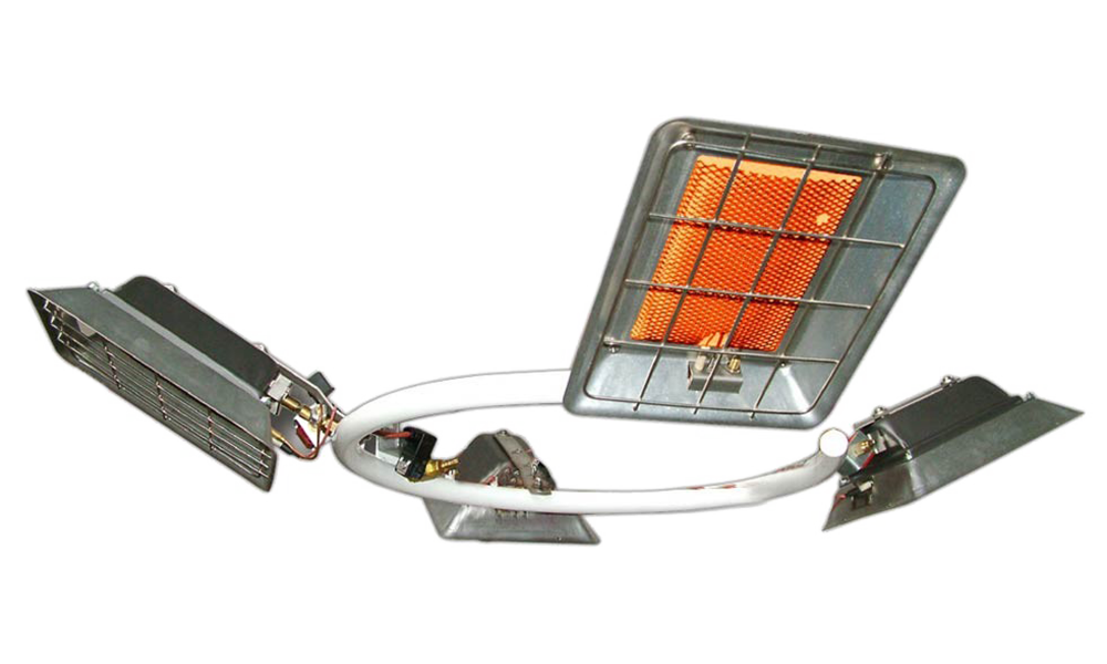 Infrarood heater 4x3kW aardgas G20 - Alke PH8 EID2G onderdeel