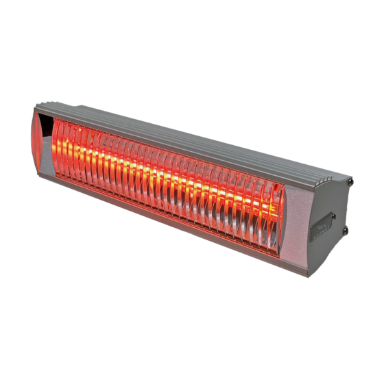 Terrasverwarming - Tansun Algarve 1,5 kW wit