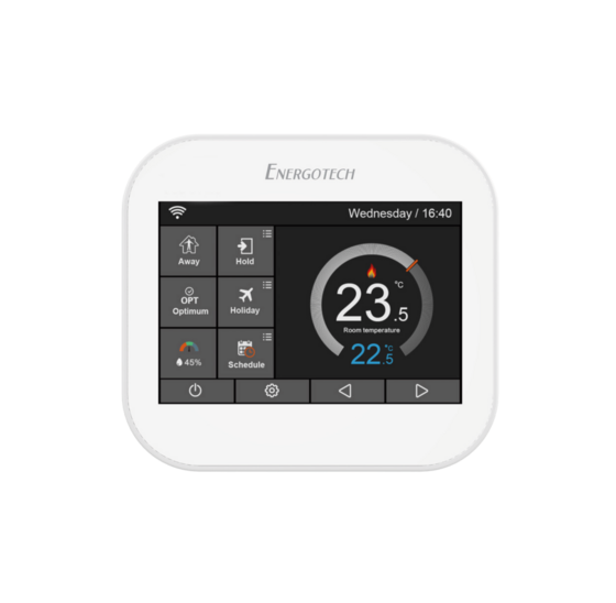 Thermostaten en bediening - Energo thermostaat T60 WIFI