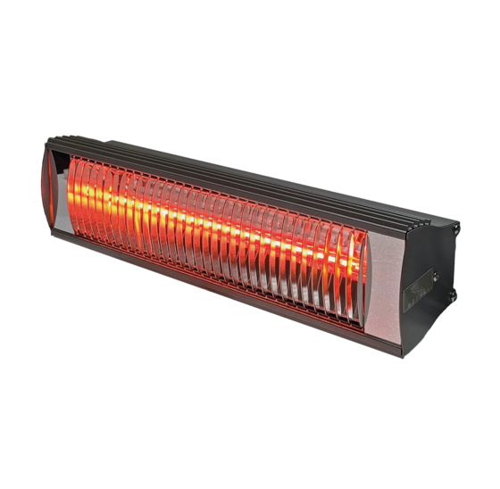 Terrasverwarming - Tansun Algarve 1,5 kW titanium