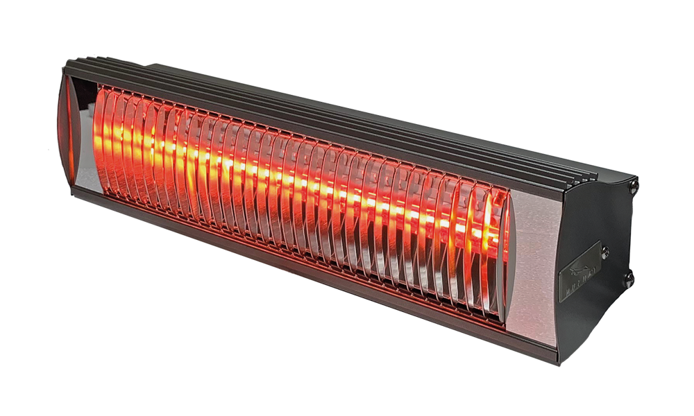Infrarood terrasverwarmer 1,5 kW titanium Low Glare Tansun Algarve