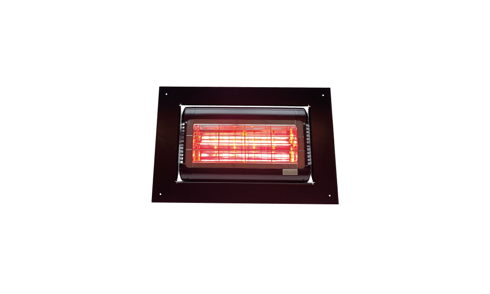 Infrarood terrasverwarming inbouw 2,0 kW zwart Tansun Sorrento