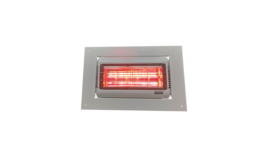 Inbouw infrarood terrasverwarmer Tansun Sorrento 2,0 kW wit