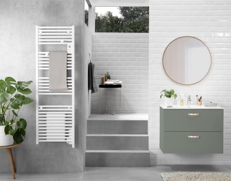 Elektrische handdoekradiator 1750W met ventilator - Atlantic DORIS