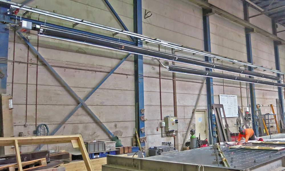 Alke AK-HL gas-infraroodstraler 30-100 kW aardgas G20 20-50 mbar