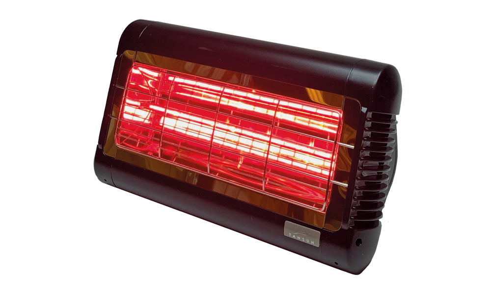 Infrarood terrasverwarmer 1,5 kW ultra low glare zwart Tansun Monaco