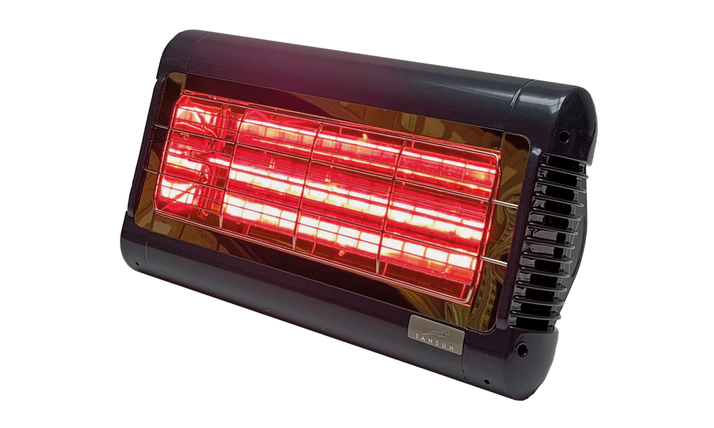Infrarood terrasverwarmer 1,5 kW ultra low glare antraciet IP24