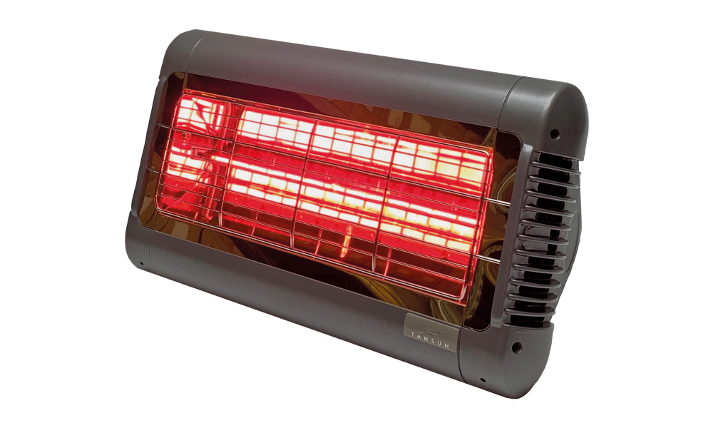 Infrarood terrasverwarmer 1,5 kW ultra low glare titanium IP24